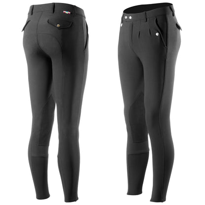 Horze Grand Prix Men's Leather Knee-Patch Breeches