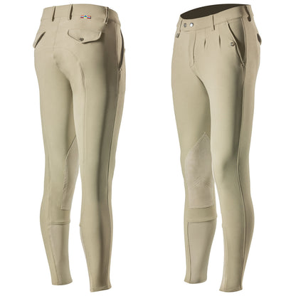 Horze Grand Prix Men's Leather Knee-Patch Breeches