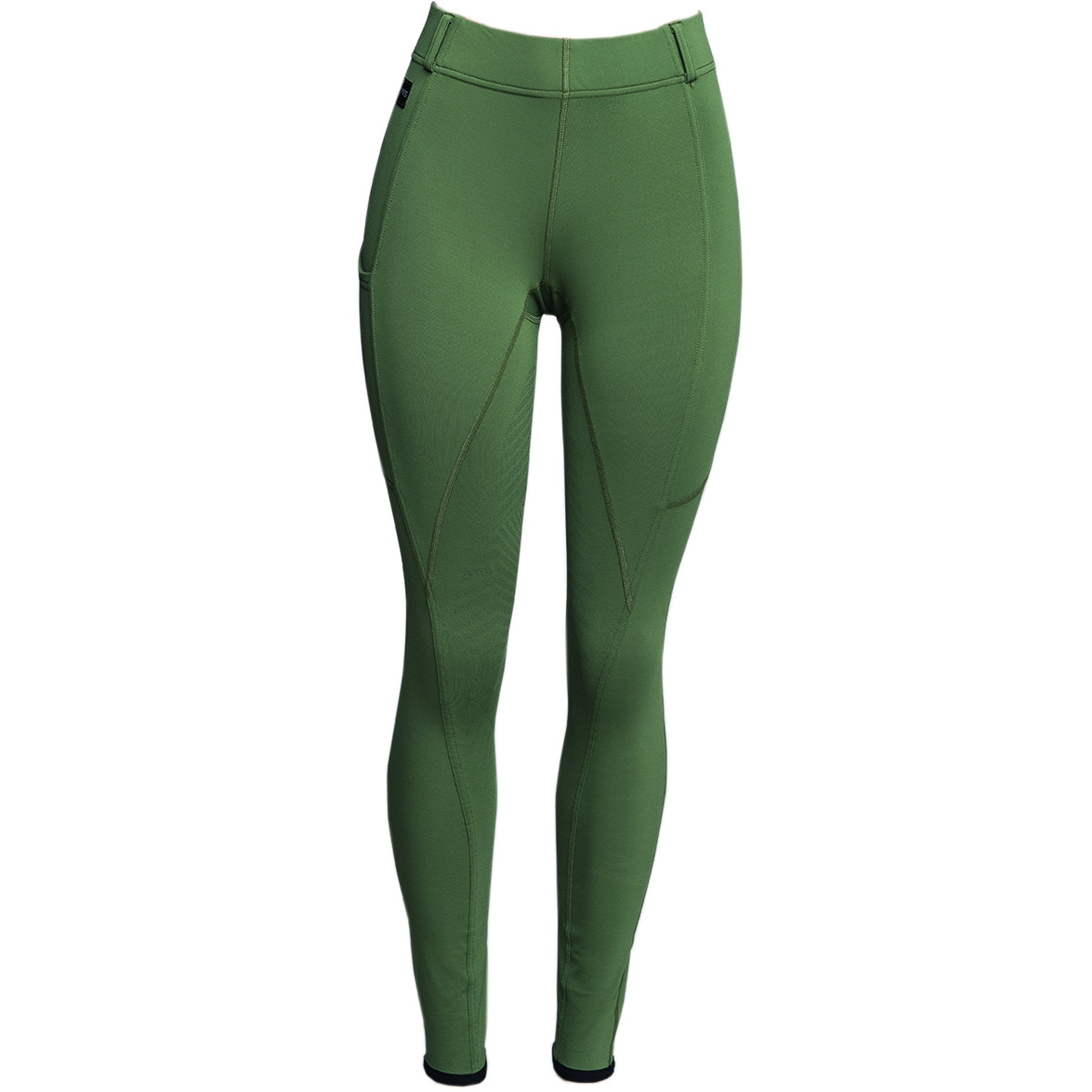 Fits Ladies All Season Lite Techtread Full Seat Pull On Breech - Hunter Green