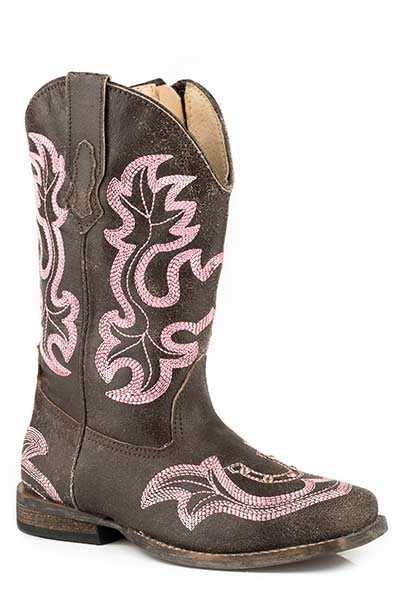 Roper Toddler Caroline Square Toe Fashion All Leather
