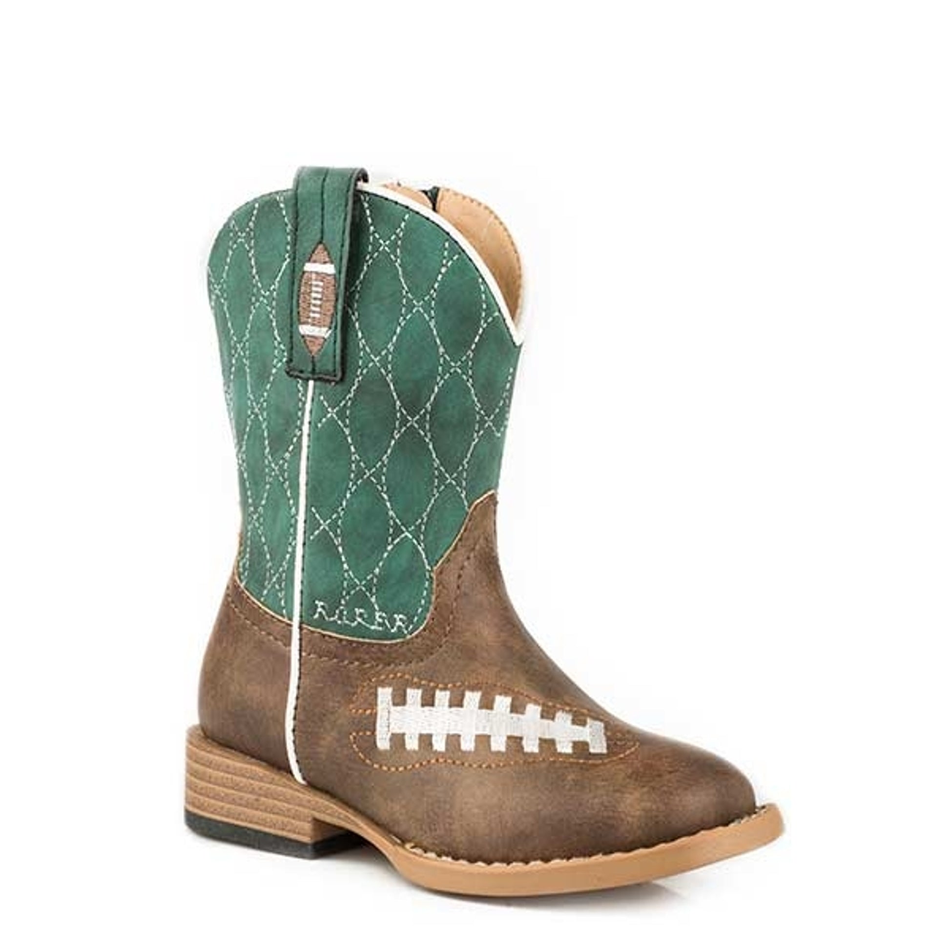Roper Toddler Friday Nights Square Toe Fashion Faux Leather