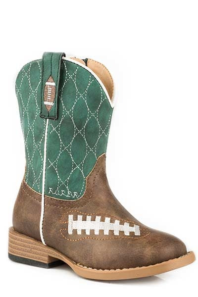 Roper Toddler Friday Nights Square Toe Fashion Faux Leather
