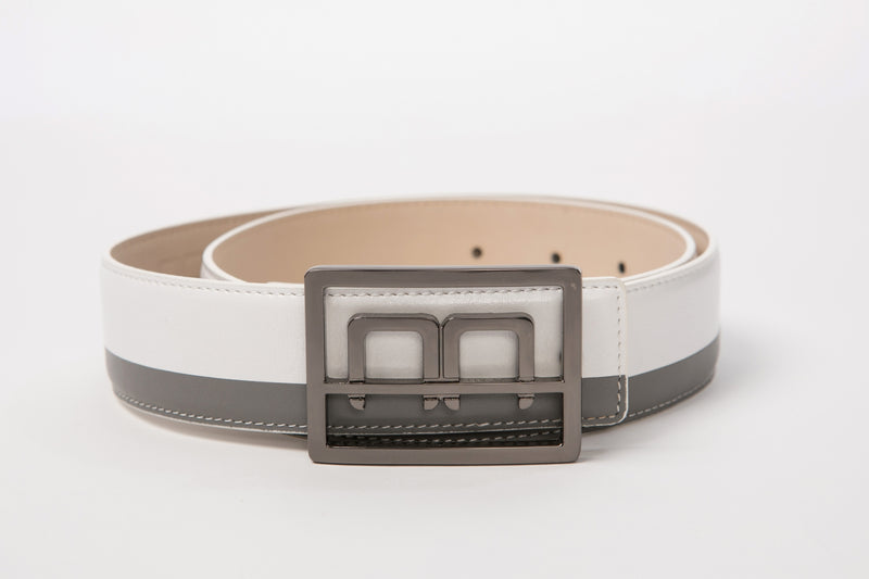 Alessandro Albanese Bi-Color Leather Belt