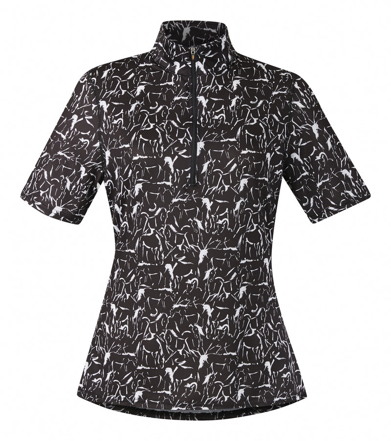 Kerrits Ladies Ice Fil Shortsleeve -Print
