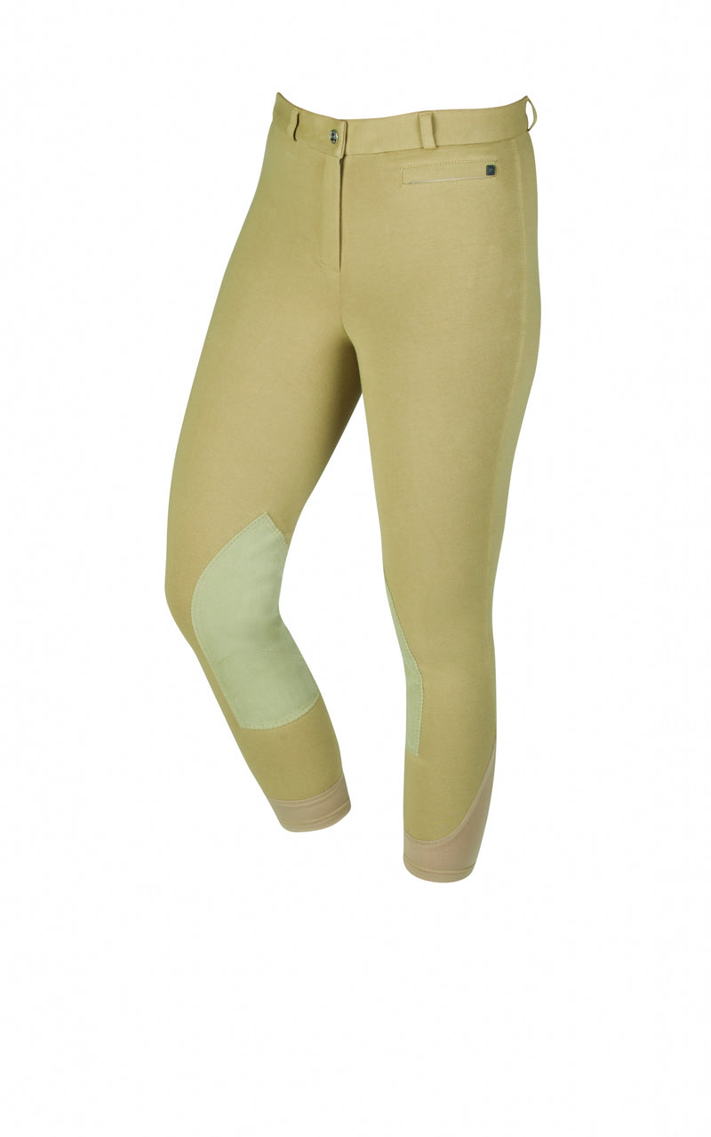 Dublin Ladies Supa-Fit Zip Up Suede Knee Patch Breeches