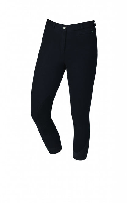 Dublin Ladies Supa-Fit Zip Up Suede Knee Patch Breeches
