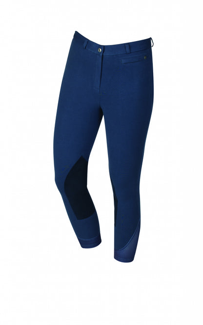 Dublin Ladies Supa-Fit Zip Up Suede Knee Patch Breeches