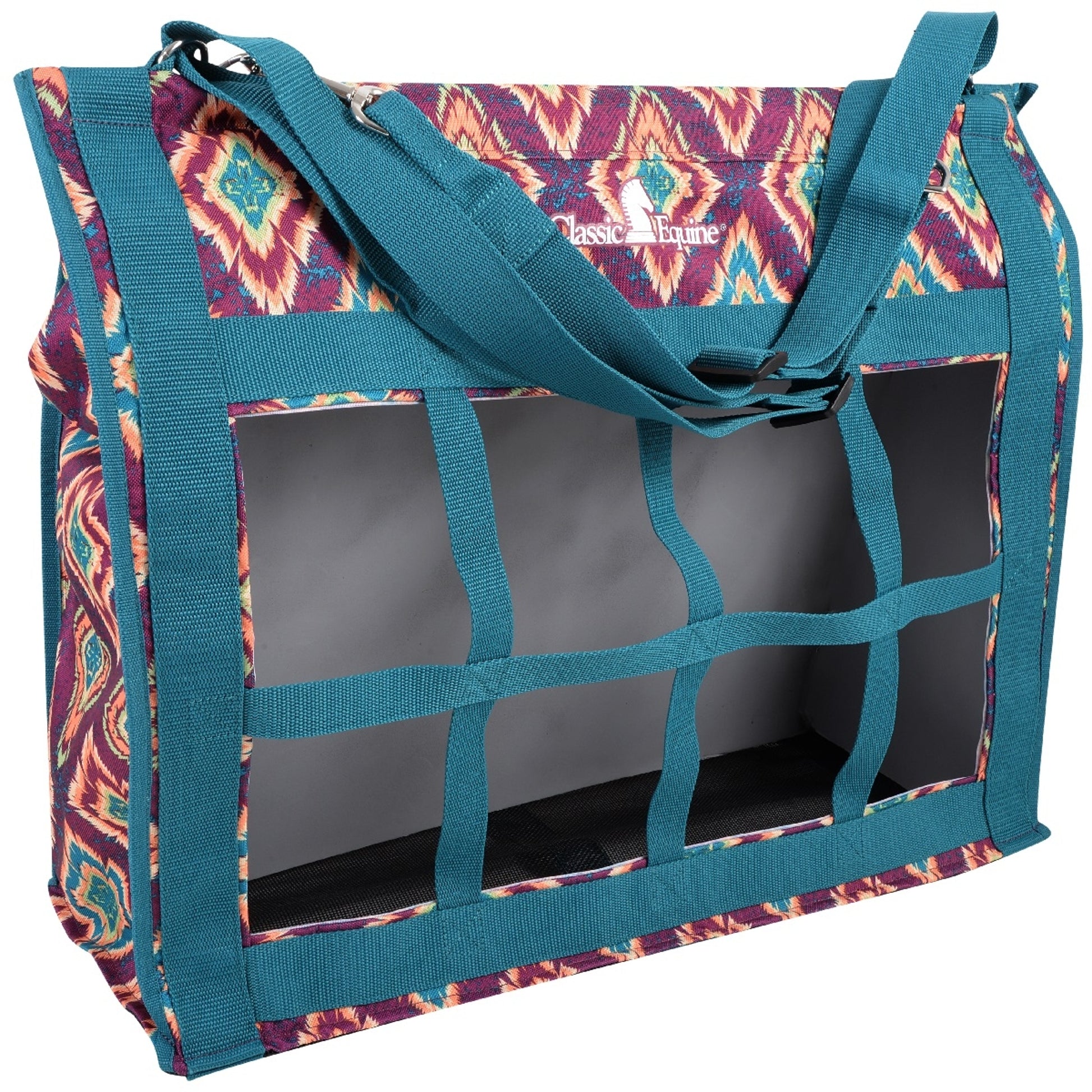 Classic Equine Topload Hay Bag - Grey Arrows