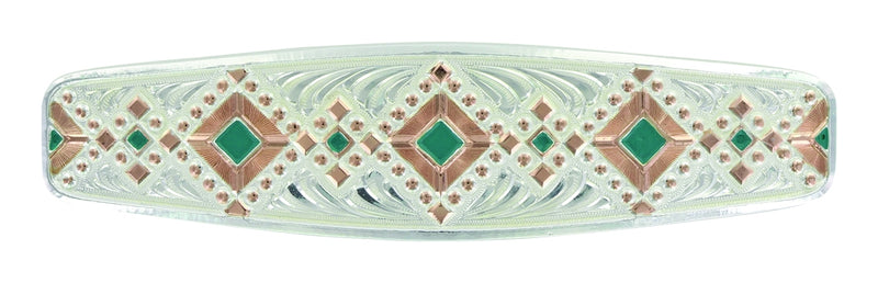 Montana Silversmiths Two Tone Southwestern Beats Barrette