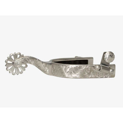 Metalab Anti-Slip Rubber Comfort Reining Spurs - Mens