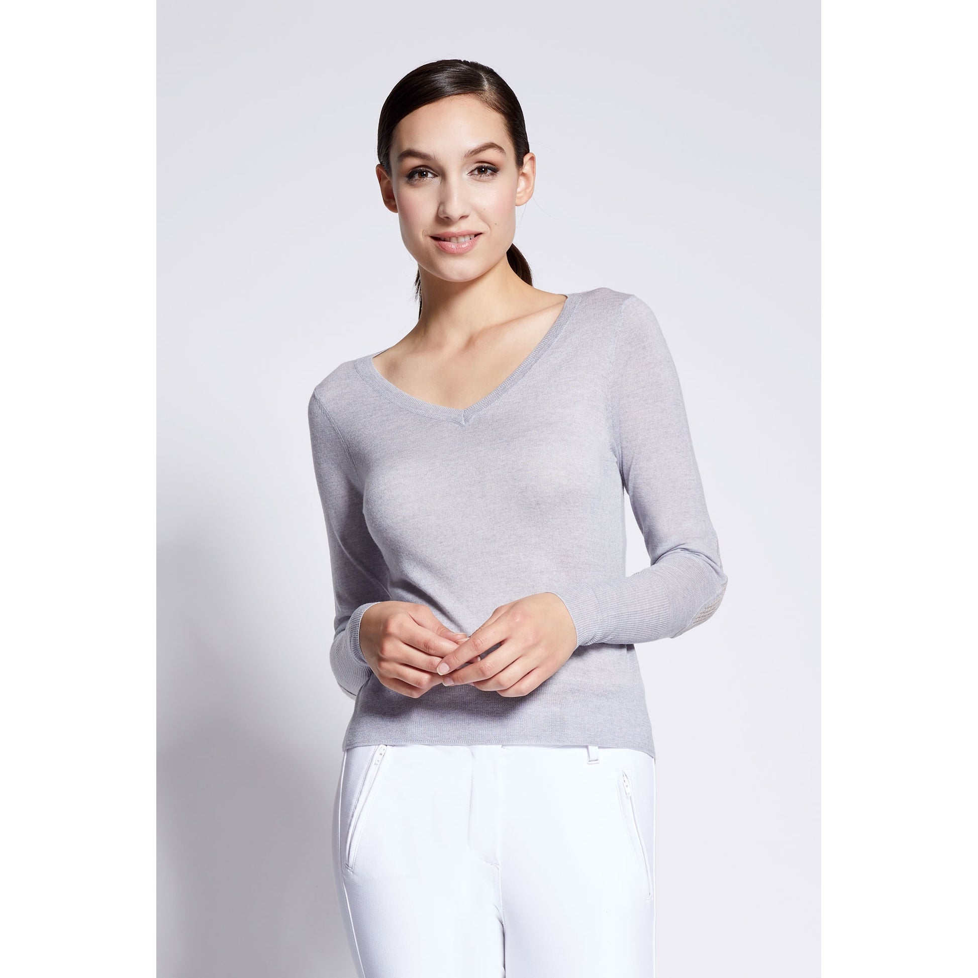 Asmar Ladies Adara V-Neck Merino Sweater