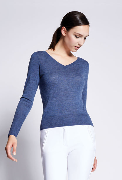 Asmar Ladies Adara V-Neck Merino Sweater