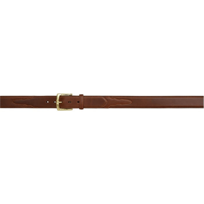 3D Men's 1 1/2" Waxy Leather Western Basic Belt - Tan