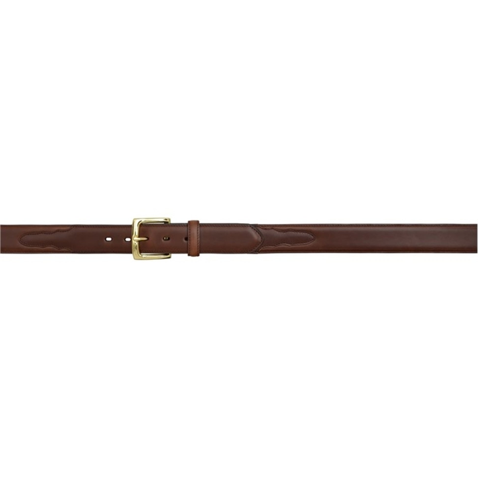 3D Men's 1 1/2" Waxy Leather Western Basic Belt - Brown