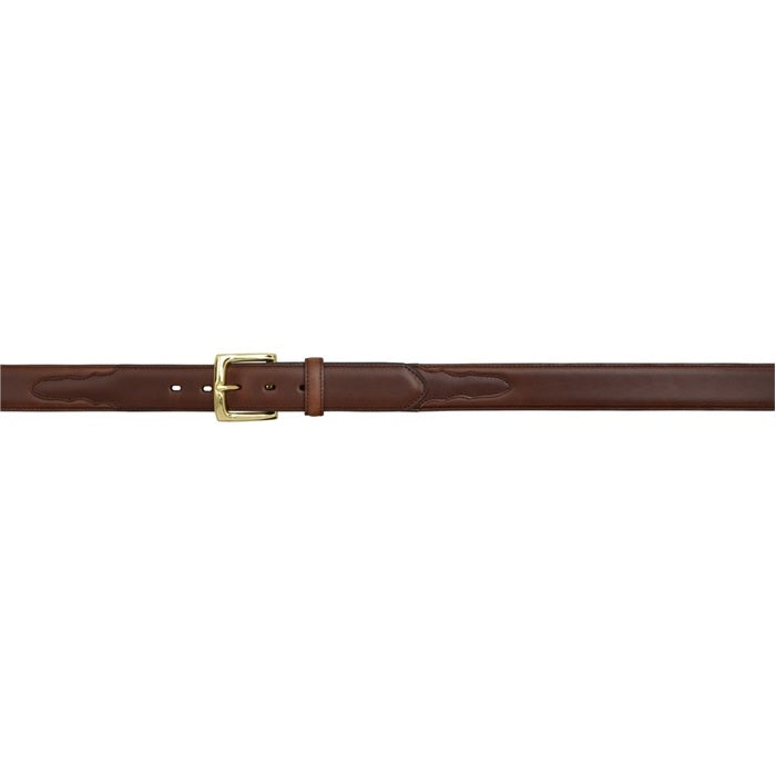 3D Men's 1 1/2" Waxy Leather Western Basic Belt - Brown