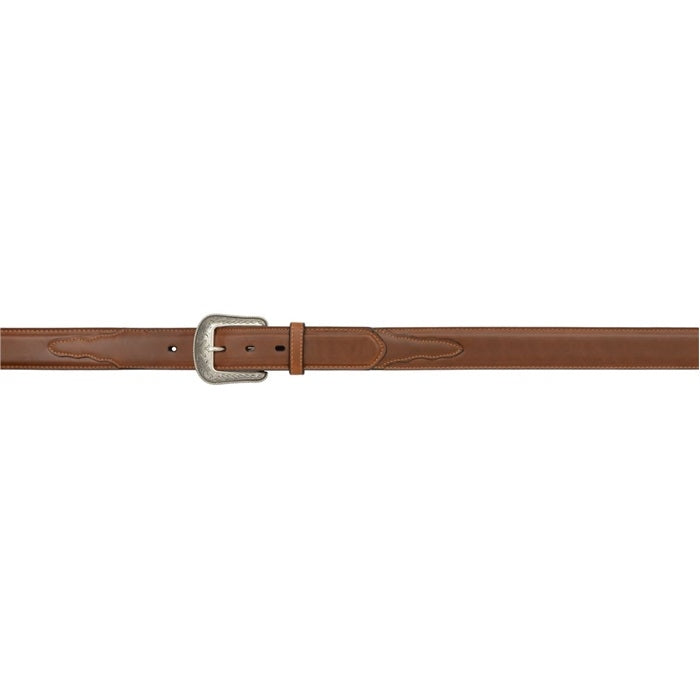 3D Men's 1 1/2" Waxy Leather Western Basic Belt - Cognac