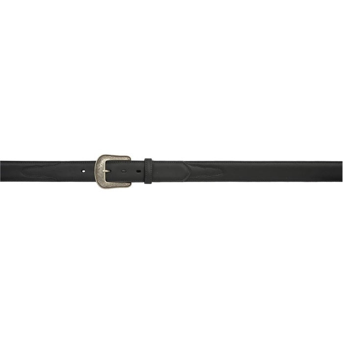 3D Men's 1 1/2" Western Basic Belt with Overlay - Black