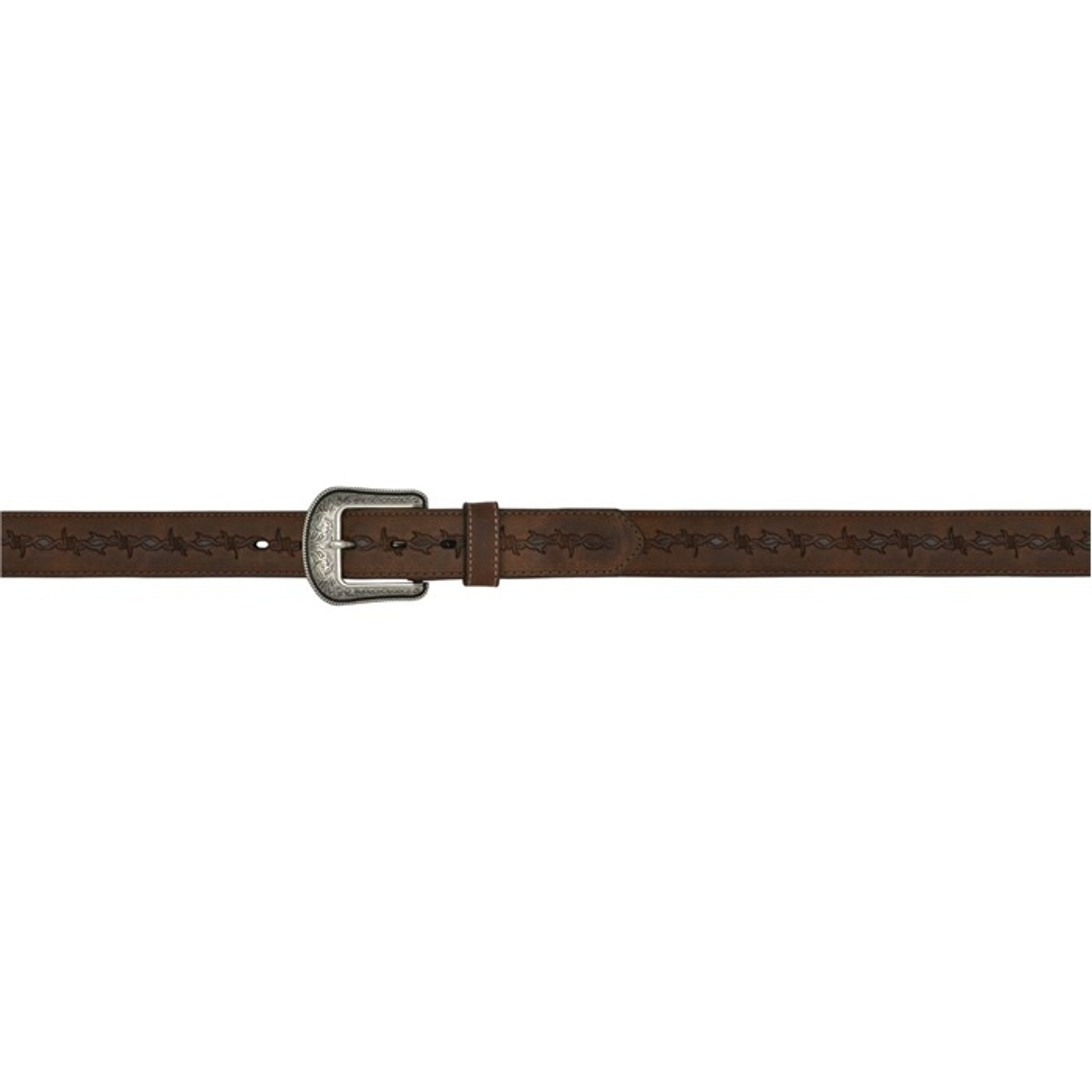 3D Men's 1 1/2" Wire Embossed Western Fashion Belt -Dark Brown