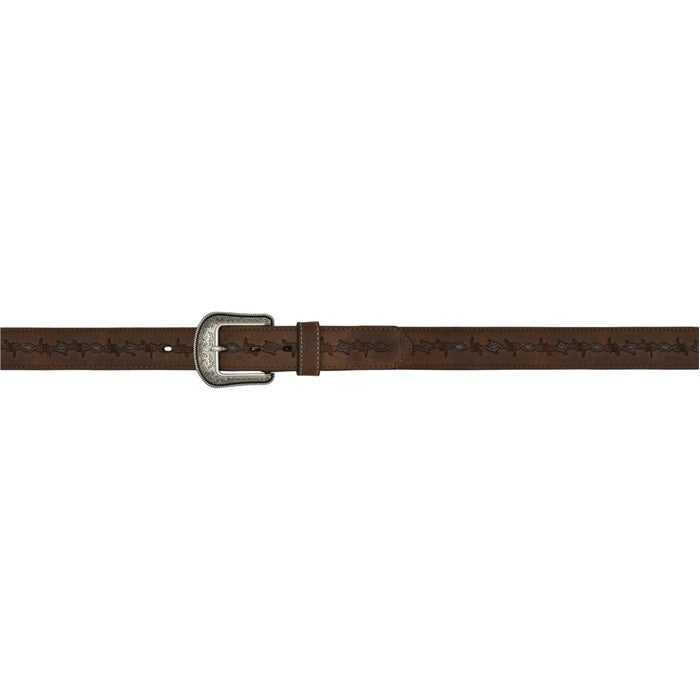 3D Men's 1 1/2" Wire Embossed Western Fashion Belt -Dark Brown