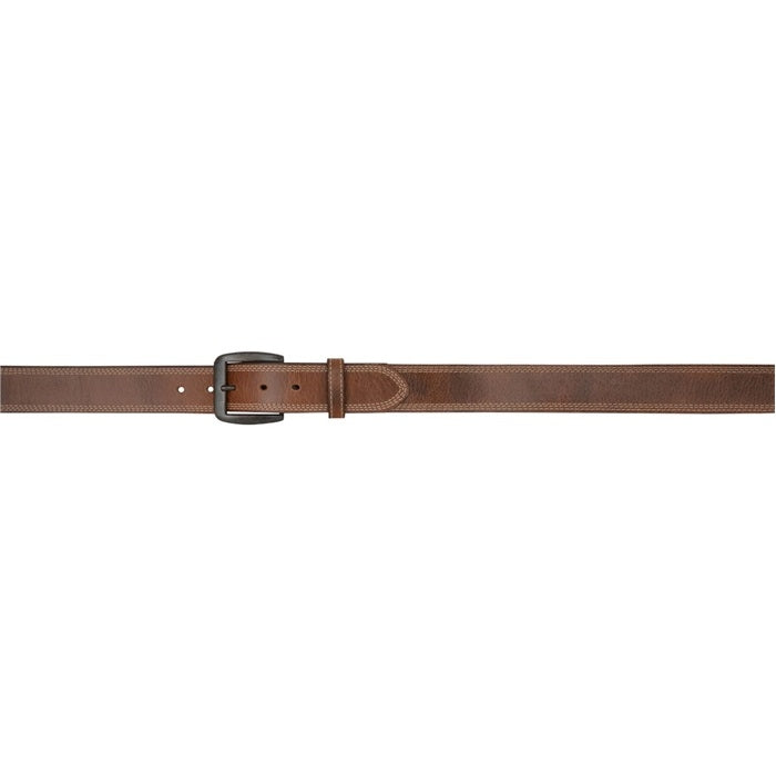 3D Men's 1 1/2" Vintage Single Ply Western Basic Belt - Brown with Grey Stitch