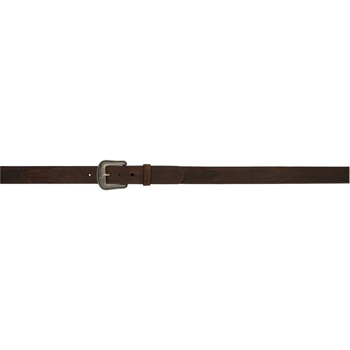 3D Kids 1 1/4" Distressed Western Basic Belt - Dark Brown