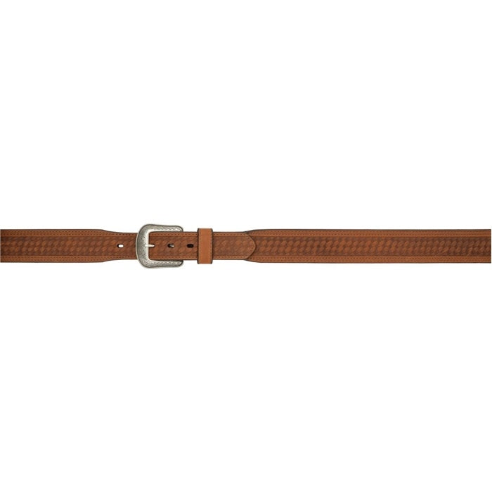 3D Men's 1 3/4" Basketweave Tapered Western Fashion Belt - Brown