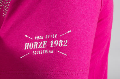 Horze Kids Abbie T-shirt with Crystals
