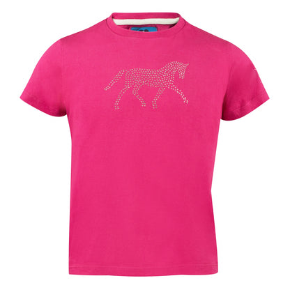 Horze Kids Abbie T-shirt with Crystals