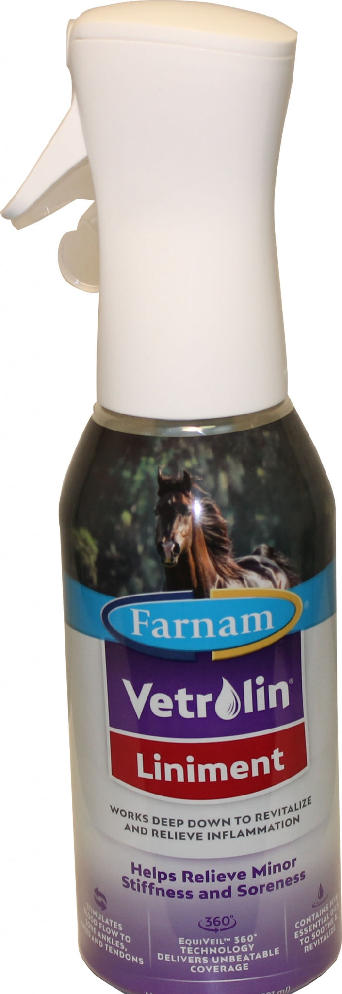 Farnam Vetrolin Liniment Equiveil Spray 360 HorseLoverZ