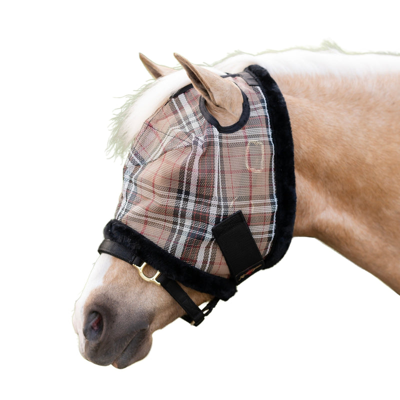 Kensington UV Pony Dual Ear Opening Fly Mask with Fleece