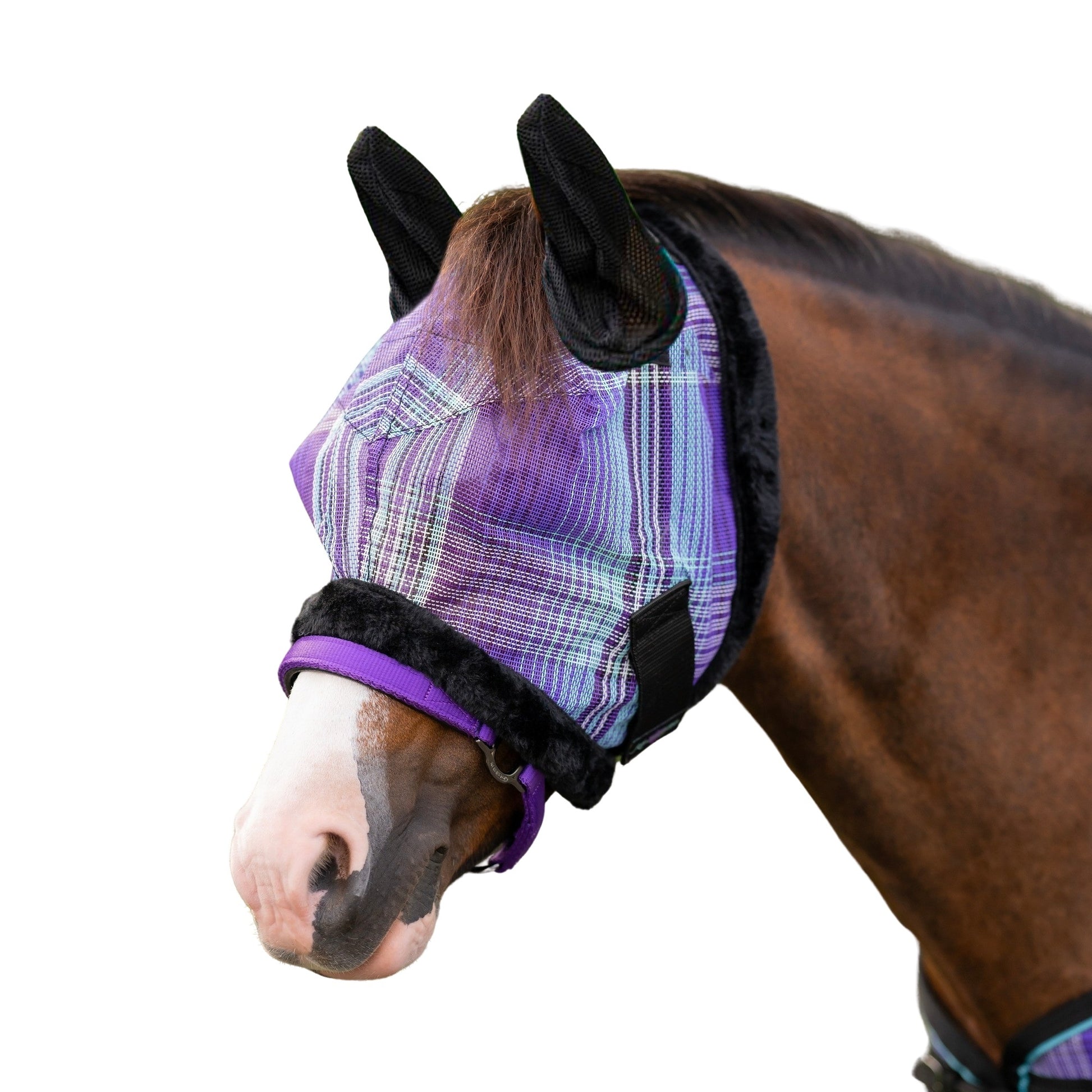 Kensington UV Pony Fly Mask with Fleece Trim & Ears