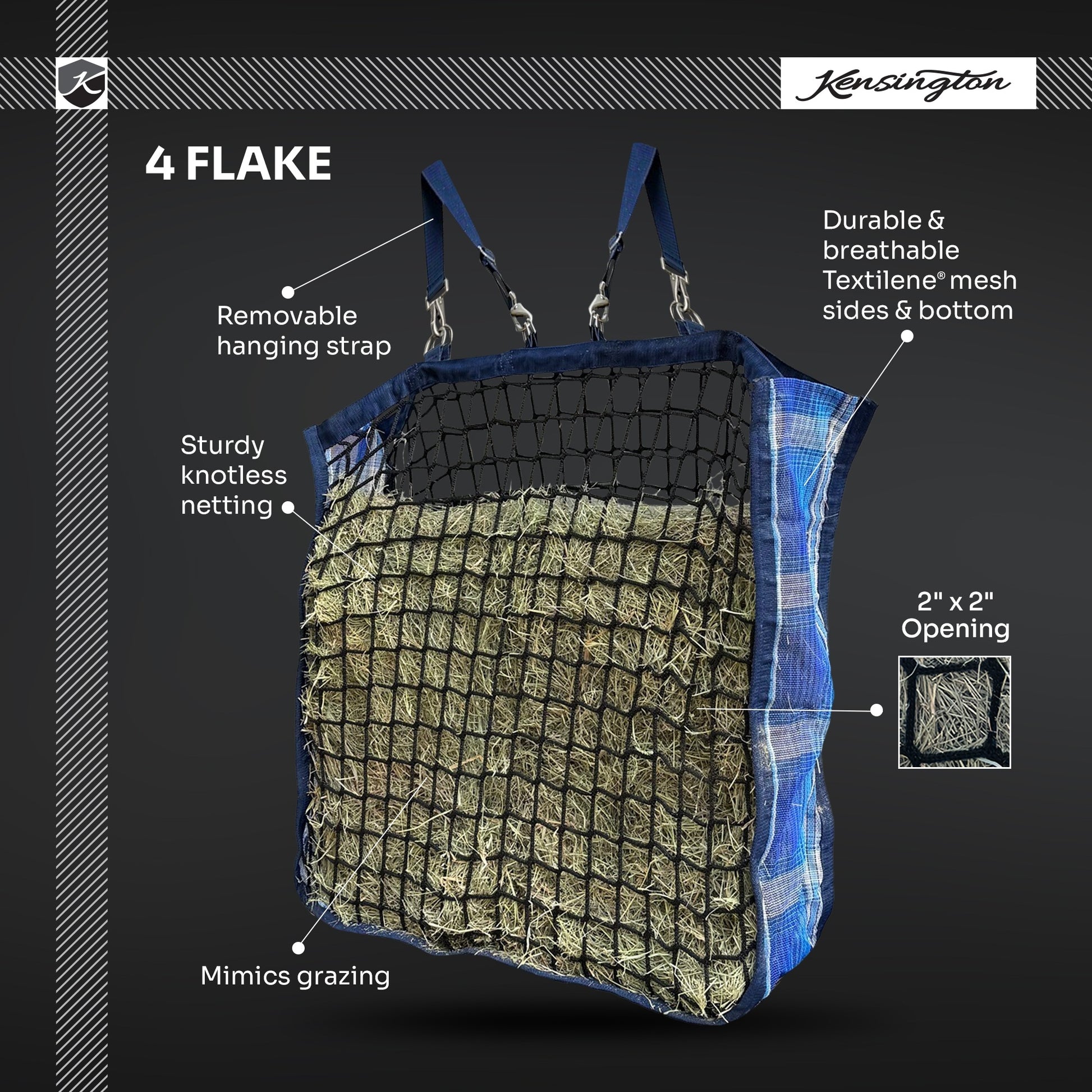 Kensington Slow Feed 4 Flake Hay Bag