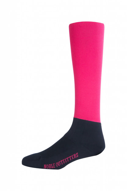 Noble Equestrian Ladies Over the Calf Peddies - Solid Colors