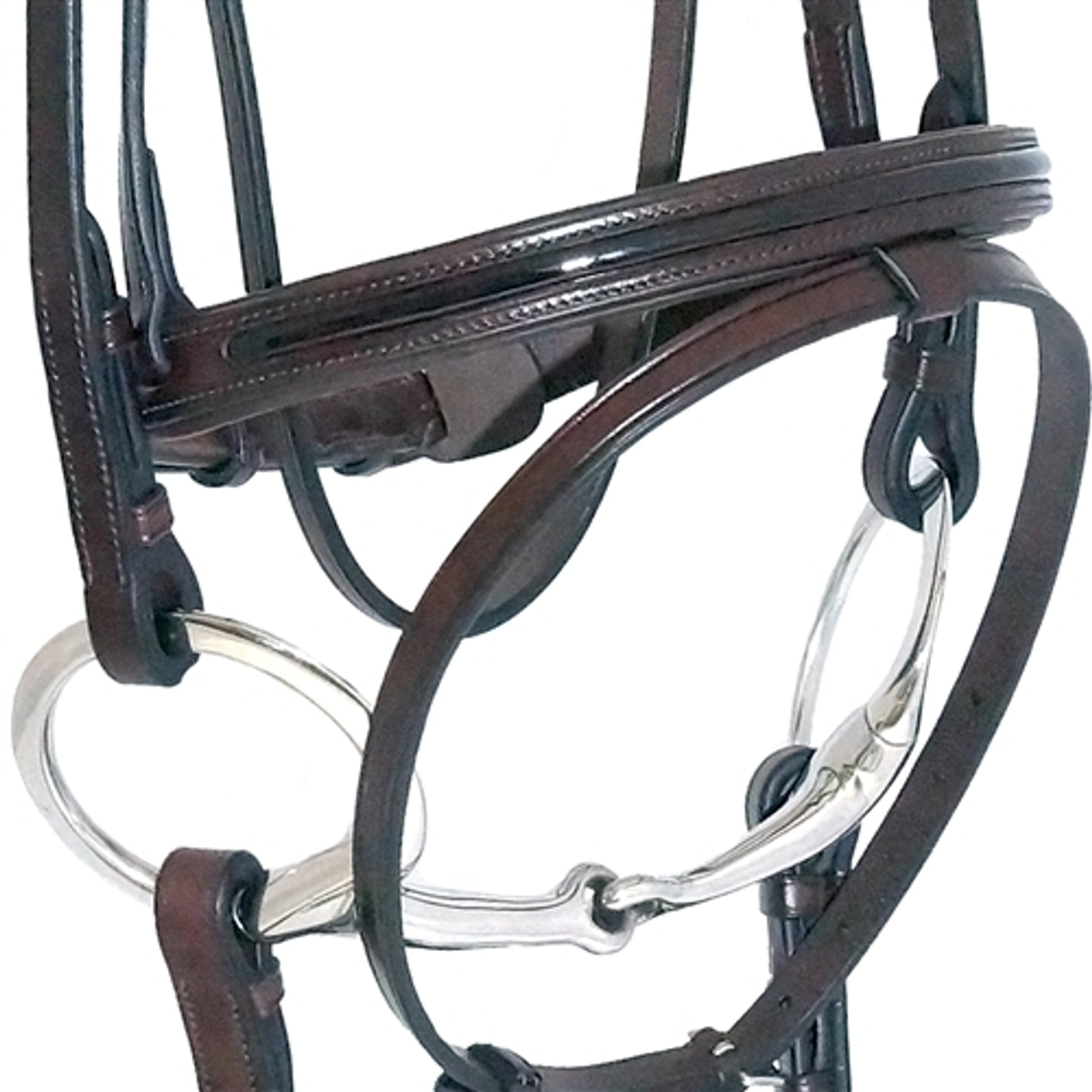 Nunn Finer Victoria Patent Leather Bridle with Flash