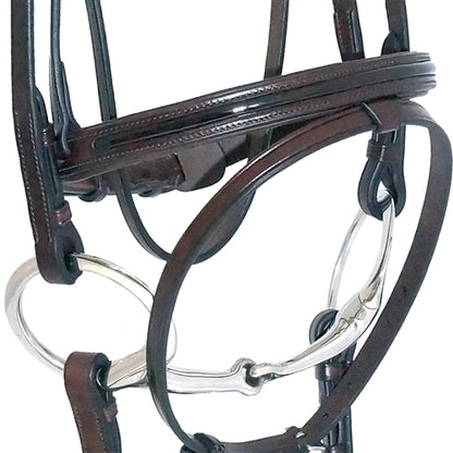 Nunn Finer Victoria Patent Leather Bridle with Flash