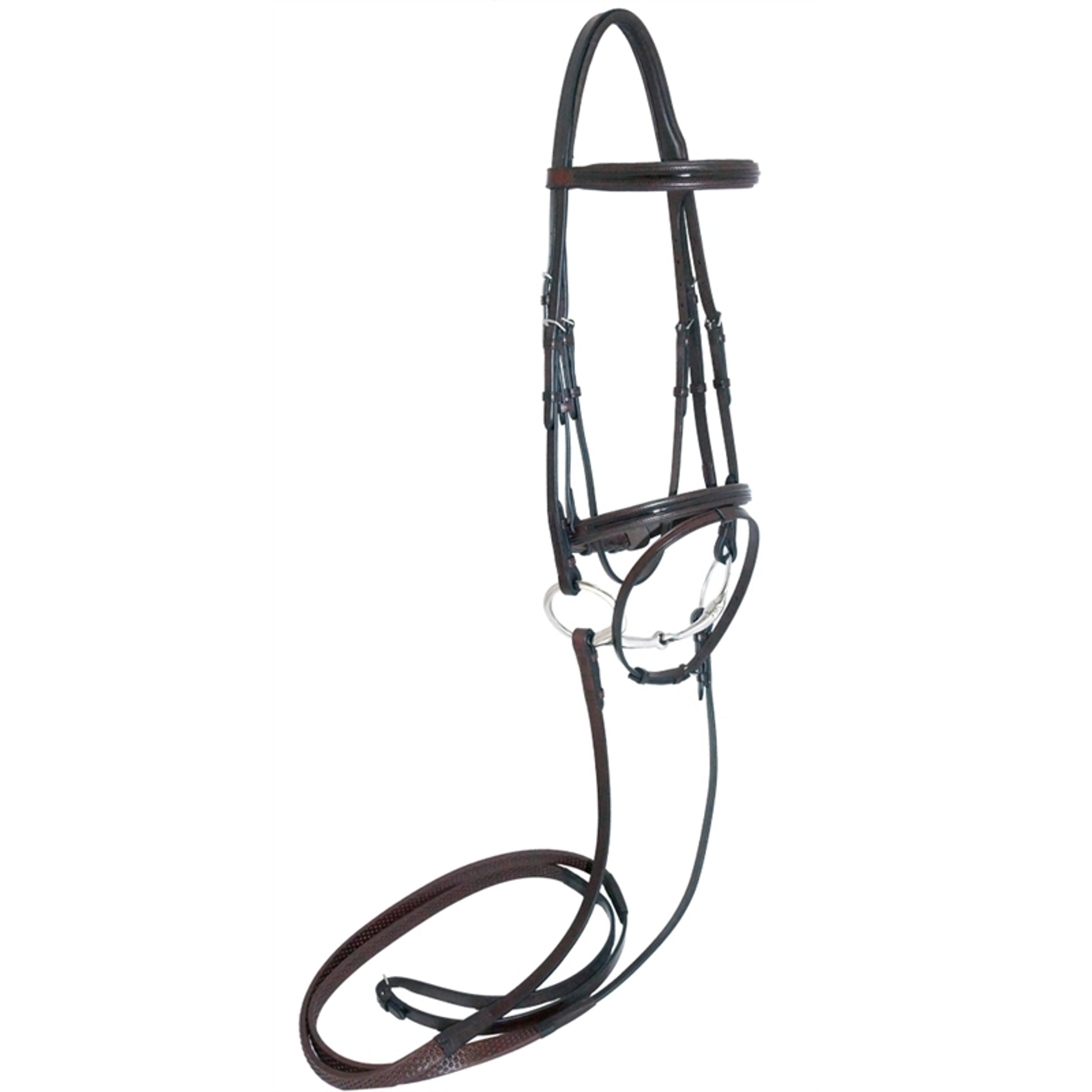 Nunn Finer Victoria Patent Leather Bridle with Flash