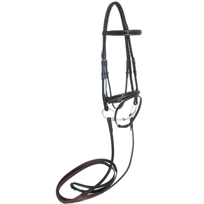 Nunn Finer Victoria Patent Leather Bridle with Flash