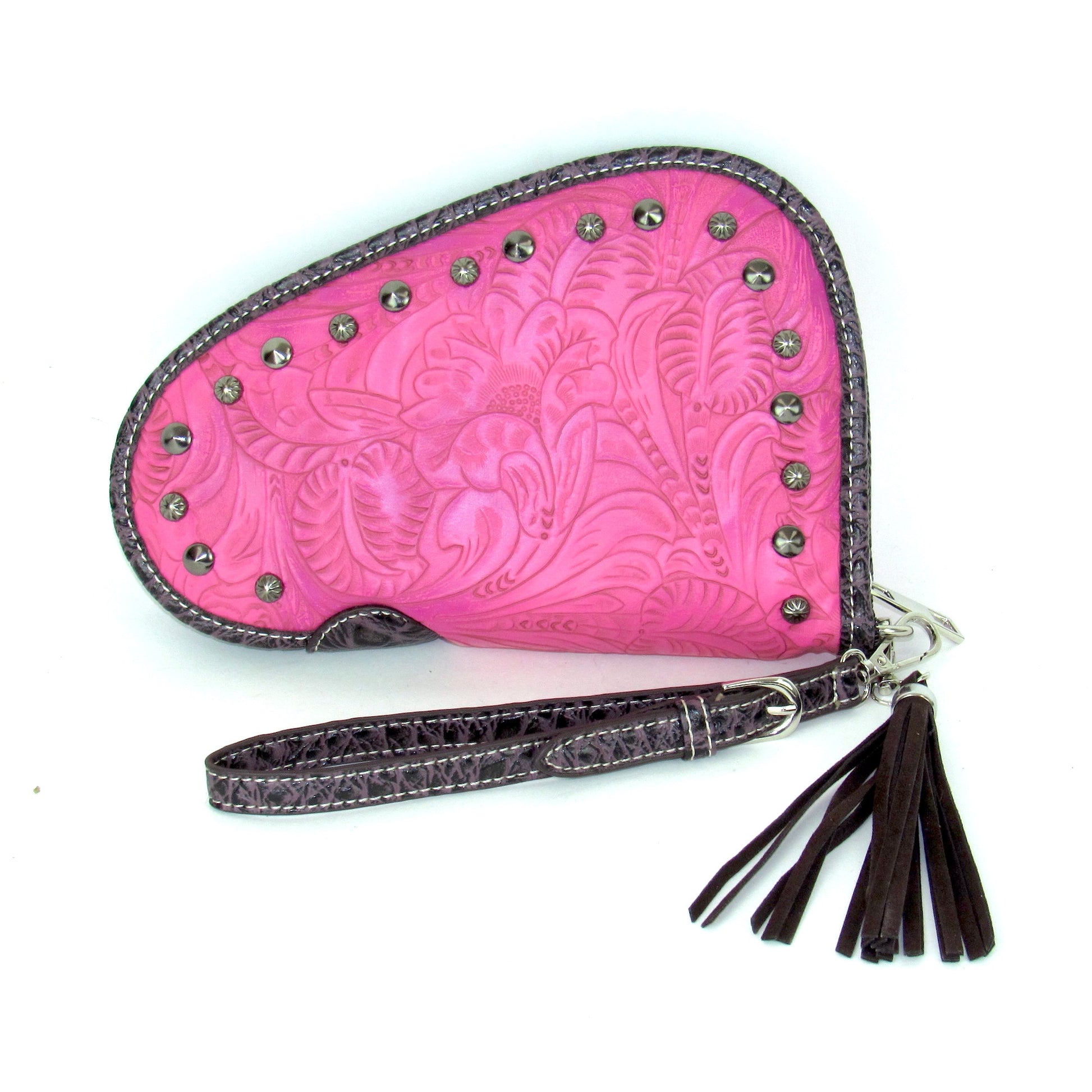 Fierce Tooled Handgun Case With Studs