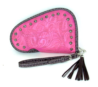 Fierce Tooled Handgun Case With Studs