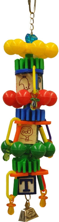 Happy Beaks Spin Tower Bird Toy