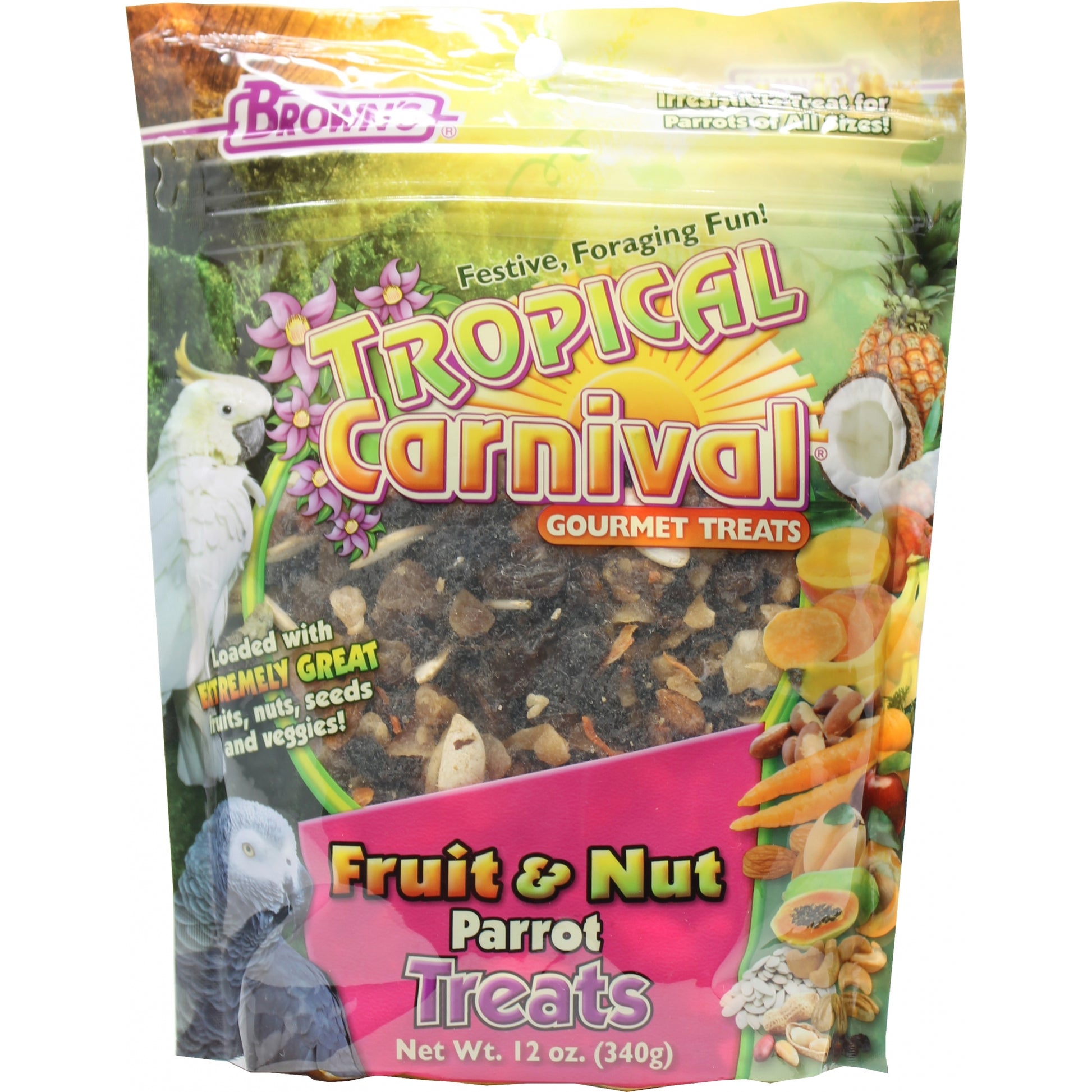Tropical Carnival Fruit & Nut Parrot Treats