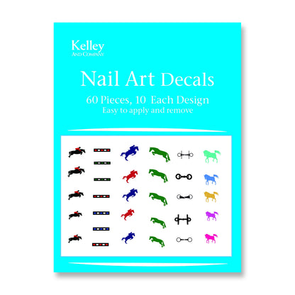 Kelley Jumper Horse Nail Art Decals