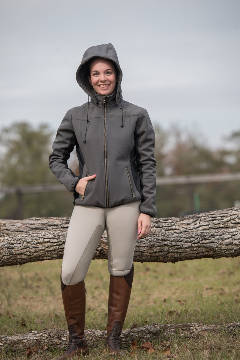 Fits Ladies Hawley-2 Hybrid Jacket - Smoke