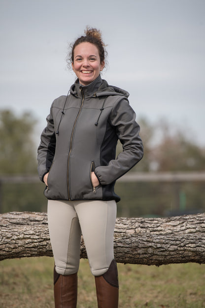 Fits Ladies Hawley-2 Hybrid Jacket - Smoke