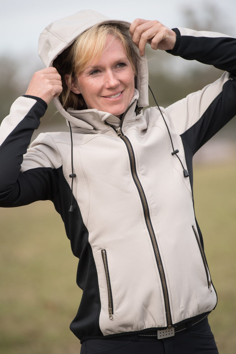Fits Ladies Hawley-2 Hybrid Jacket - Taupe