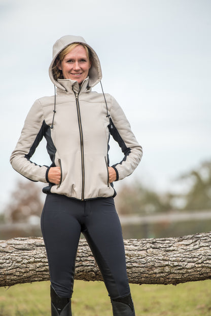Fits Ladies Hawley-2 Hybrid Jacket - Taupe