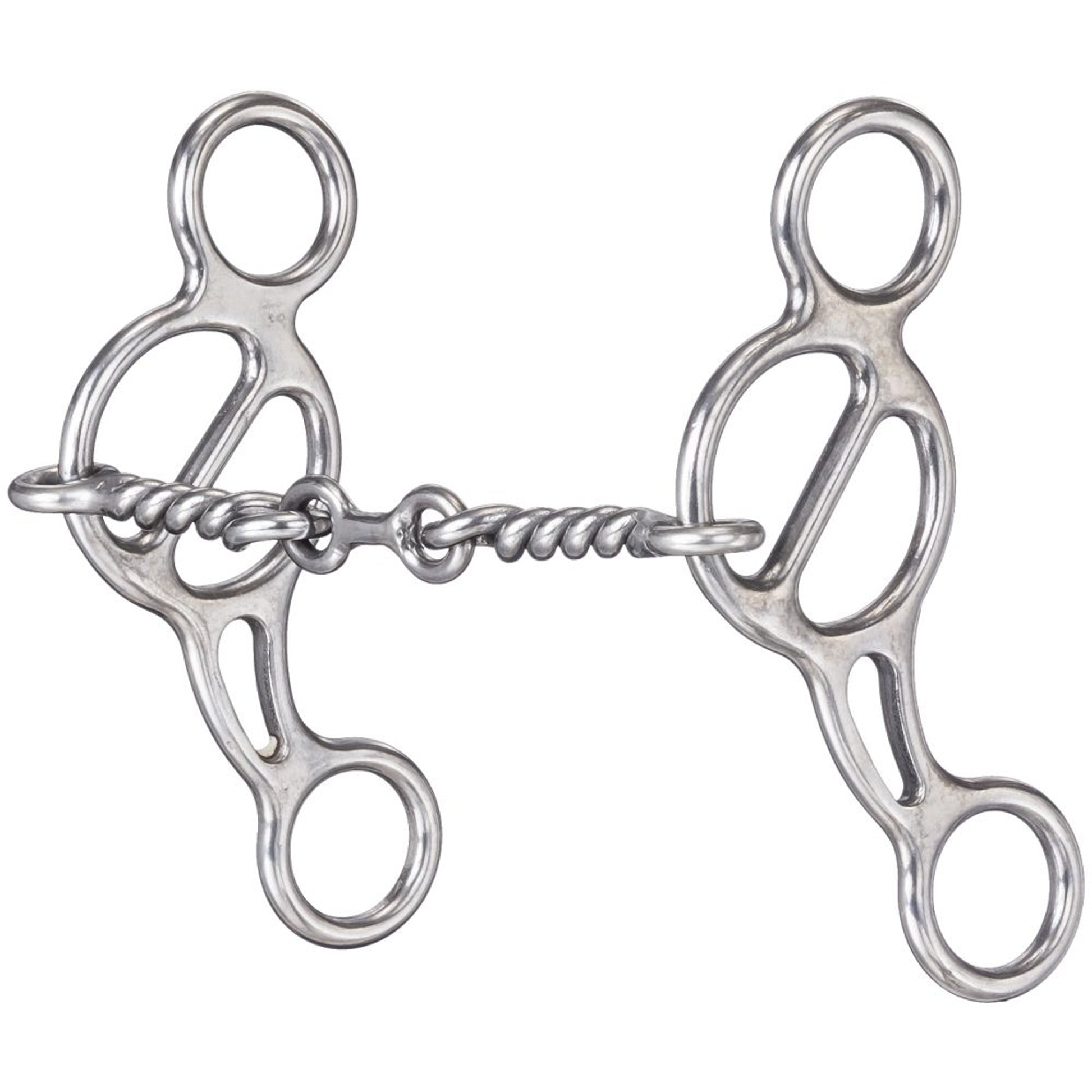 Tough1 Short Shank Twisted Wire Gag Bit