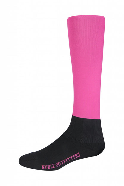 Noble Equestrian Ladies Over the Calf Peddies - Solid Colors