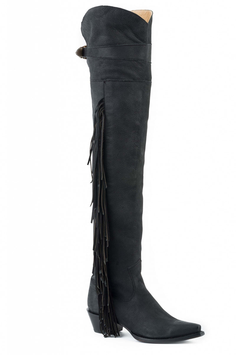 Stetson Ladies Glam Over The Knee Snip Toe Fashion Boots