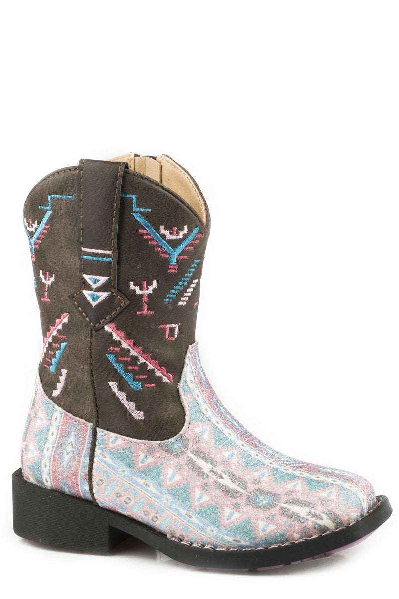 Roper Toddler Glitter Azteca - Multi